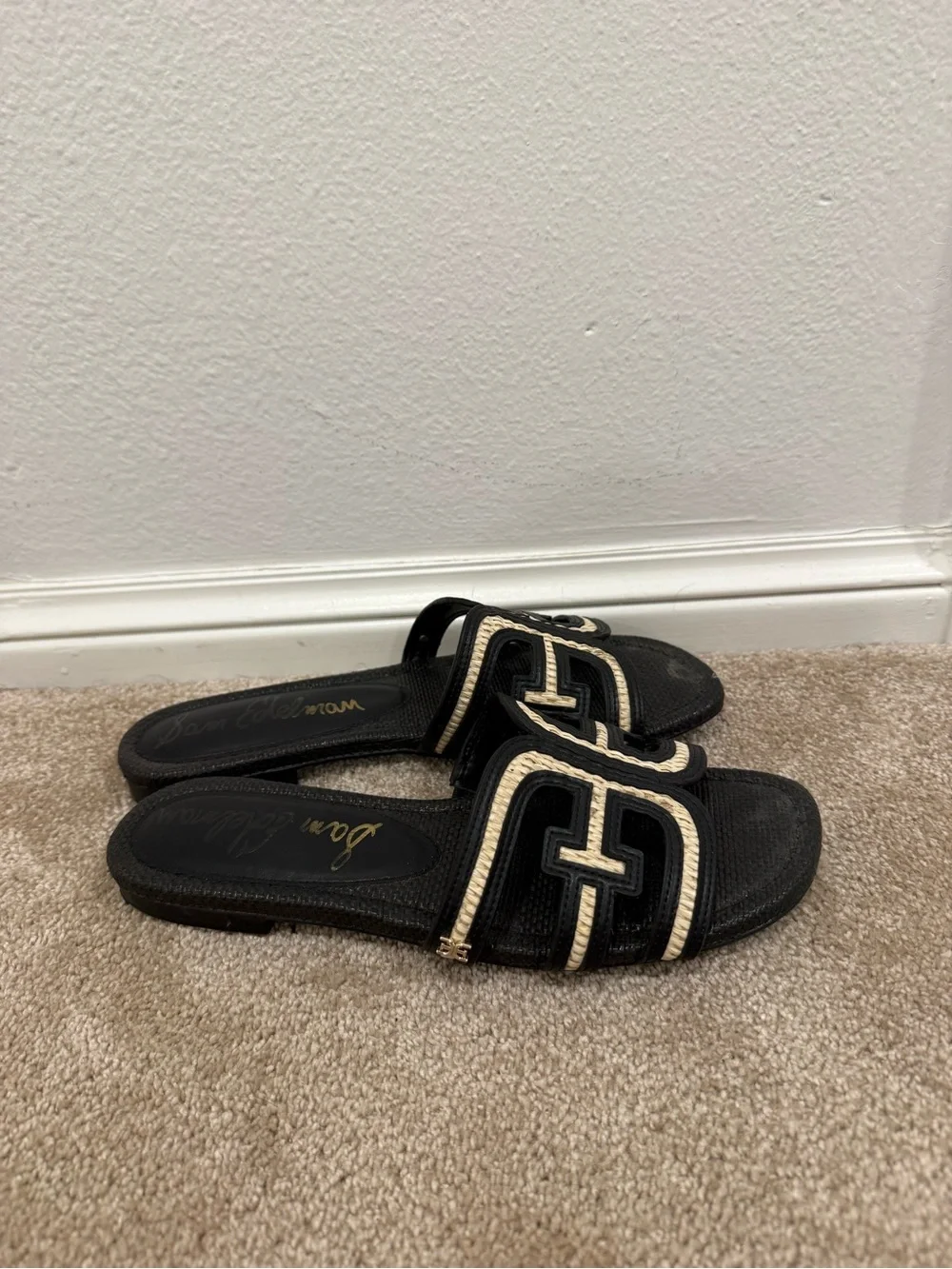 Sam Edelman black sandles